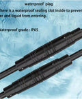 3 Pin Male And Female Waterproof Ebike Extension Cable Connector Kit With 20Cm 26AWG Wire IP66 Rated, sealed joints on cables