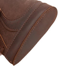 Premium Leather Gun Shell Holder Buttstock With Canvas Recoil Pad Extension For Shotguns And Rifles Reduces Recoil