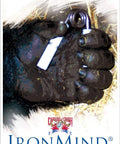 Image of a gloved hand using a Premium Hand Gripper Trainer For Elite Beast Mode Grip Strength 100 LB With Knurled Aluminum Handles.