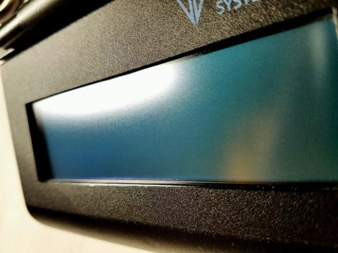 Close-up view of the display area of the Slick Backlit Lcd Signature Capture Pad With Hassle Free Usb Plug And Play Setup.