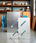 Heavy Hitter White Oil Based Permanent Markers Pro Grade Industrial Pens For Metal Glass And Hard Surfaces Fast Dry Paint Marker Set With Fine Tips For Workshop Jobs And Weekend Builds displayed on various surfaces.