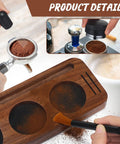 Professional 13 Piece Espresso Kit Featuring 51 Mm Tamper And Wdt Tool For Badass Shots Includes Tampers and Sandalwood Brew Mat.