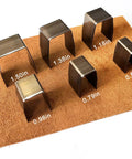 Leather Corner Punch Set With 18 Pieces In 6 Sizes And 3 Shapes, Pro Grade High Carbon Steel Corner Cutters on mat