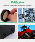 Snap-In Knockout Bushing Grommets 1/2 Inch Black Nylon Plastic Cable Hole Grommets for Wiring and Electrical Installations in use
