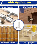 255 Piece Wood Screws Set In 304 Stainless Steel For Wood And Plastic Self Tapping Phillips Drive Flat Head Includes Half Inch Three Quarter Inch One Inch One And A Quarter Inch One And A Half Inch And Two Inch Sizes Rust Resistant for diverse applications like door holder, cabinet door, wooden fence, DIY project.