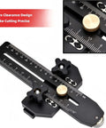 Thin Rip Jig For Table Saws With Micro Adjustable Woodworking Guide And Anti Kickback Safety Design in black and brass