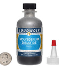 Molybdenum Disulfide MoS2 1 Ounce Bottle 99 Percent Pure Reagent Grade 1.5 Micron Powder For Lubrication Industrial Lab Use