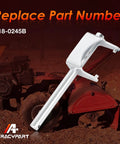 618-0245B Shift Fork For Yard Machines Compatible Units, Easy Install, Durable Transmission Part, Smooth Shifts, No Fuss Gear Tuning, 2 Year Warranty, Built For Tough Yard Work. White metal shift fork for tiller transmission