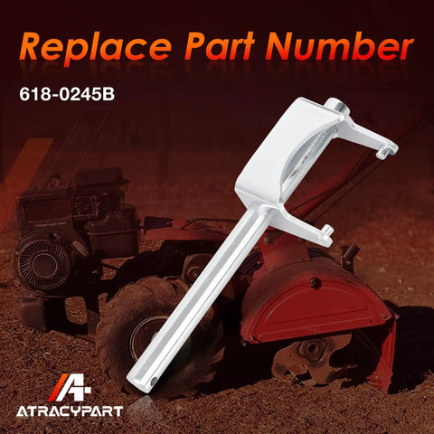 618-0245B Shift Fork For Yard Machines Compatible Units, Easy Install, Durable Transmission Part, Smooth Shifts, No Fuss Gear Tuning, 2 Year Warranty, Built For Tough Yard Work. White metal shift fork for tiller transmission
