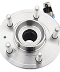 Front view of Front Wheel Bearing And Hub Assembly Top Notch Replacement Direct Fit For Chevy Captiva Sport 2012 2015 Equinox
