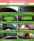 Comparison image showing Heavy Duty Electric Pipe Cutter Built Like A Tank Power Saw cuts steel pipes with smoothness and speed.