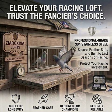 Heavy Duty 304 Stainless Steel Pigeon Loft Trap Door With Bob Wire, Weatherproof Outdoor Bird Access Panel in loft use