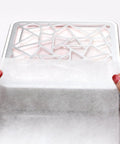 Applying 50 Pack Nail Dust Collector Filter Paper Pads For Nail Pros Lightweight PP Material Replacement Cotton Film Sheets