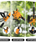 12 Inch Cordless Weed Eater No Battery Included Compatible With 20V Max Battery Automatic Line Feed 4 Spool Trimmer features