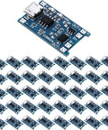 40 Pack 5V Micro USB Lithium Battery Charging Module With BMS Protection Board Over Discharge Guard For DIY Electronics layout top view