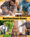 2 Pairs Cut Resistant Gloves Level 5 EN388 Food Grade Safety Gear For Cooking Meat Oyster Shucking Mandoline Chefs Food Prep Carving Butcher Unisex Comfortable Fit in various workplace applications like carpentry, metalworking, gardening, and construction.