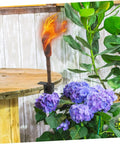 Outdoor Torch Holder Clamp For Deck And Garden String Light Poles Tiki Torch Mount No Fuss Install Bracket For Patios