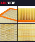 Close-up details of Air Filter For Ram 2500 3500 4500 5500 6.7L Diesel And 2019-2025 6.4L Gas Engine Replacement Replaces 53034051AB CA10261