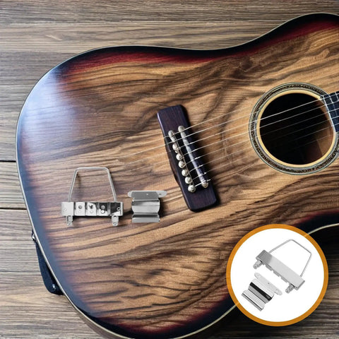 4 String Metal Bass Guitar Bridge Plate For Electric Bass Hardtail Fixed Bridge With Quick Setup And Enhanced Sound Clarity Silver Replacement Part For Bass Players on acoustic bass body
