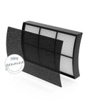 Genuine 2 In 1 True HEPA Replacement Filter For PureZone Breeze Tabletop Air Purifier With Activated Carbon Pre Filter