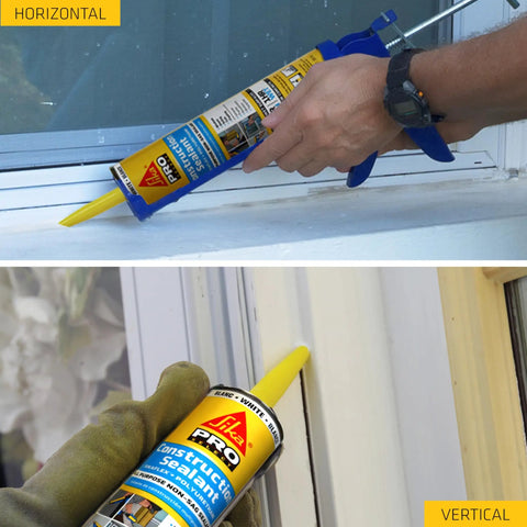White All Purpose Polyurethane Sealant For Joints Half Inch Or Smaller Weatherproof High Elasticity Paintable Caulk For Masonry Wood Brickwork Strong Adhesion For Indoor And Outdoor Projects