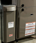 Healthy Climate MERV 16 Carbon Clean Filter Bundle With Same Day Supply Magnet Reminder installed in HVAC system