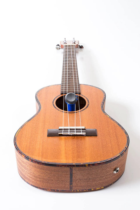 Humilele Ukulele Humidifier With Anti Drip Sponge Secures Between Strings And Fits All Sound Holes Keeps Your Ukulele Humidity Between Forty And Fifty Five Percent No Mess Water Reservoir That Holds Ten Times Its Weight. inserted in ukulele sound hole