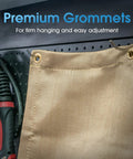 Heavy Duty Fiberglass Welding Blanket 2 Pack 4x6Ft Fireproof Insulation Mat One Third Inch Thick With Grommets close-up view
