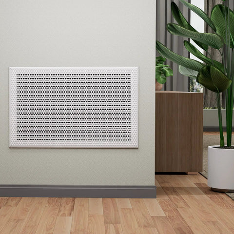 Acoustic Foam Sound Deadening Kit For Hvac Vents With Self Adhesive Mesh Covers And 5 38 Sq Ft High Density Egg Crate Pads on wall vent