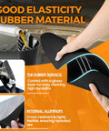 Silicone Oil Funnel Large 19.7 Inch By 7.87 Inch Reusable Foldable Spill Free Draining Tool in use, showing flexibility.
