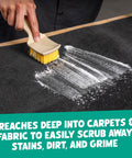 Heavy Duty Interior Carpet And Upholstery Detailing Brush With Durable Bristles scrubbing car mat