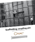 Heavy Duty 10 Pack Scaffolding Couplings With Clips And Fixed Inserts Welding Fixing Pegs Galvanized And Rust Resistant Quick Assembly