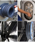 Wrapped Rubber V Belt For A65 Or 4L670 Classic A Profile, 65 Inch Inside Circumference 1650mm, Heavy Duty Drive Belt For Power Transmission With Even Load Distribution And Superior Wear Resistance on industrial pulleys
