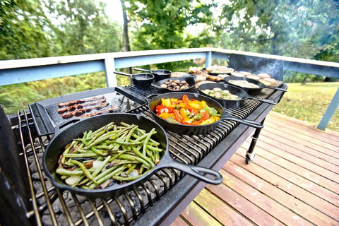 Cast Iron Griddle 8 Inch Round Pre Seasoned Griddle Pan For Pancakes Tortillas And More Induction Grill Oven Campfire Ready