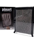 3D Pin Art Board Dope Metal Fidget Sensory Toy For Stress Relief And Creative Play With Hundreds Of Movable Pins To Shape Hands Faces Objects Into Instant Sculptures, black frame