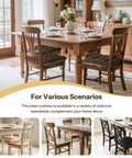 Non Slip Dining Chair Cushions Set Of 4 18x18x3 Tufted Coffee Chair Pads With Ties in dining room setting