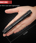 4 Pack UV Black Light Pen Lights For Urine Leaks And Stain Detection held in hand showing size