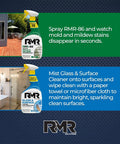 All In One Indoor And Outdoor Cleaning Kit With Pro Strength Instant Stain Remover And Glass And Surface Cleaner Protectant displayed
