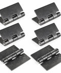 Six Pack 3 Inch Weld On Steel Butt Hinges Heavy Duty Rust Resistant Weldable Hinge Set For Gates and Doors