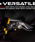 Hand Seamers Sheet Metal Tool 3 Inch Straight Bending Pliers in use on metal sheet.