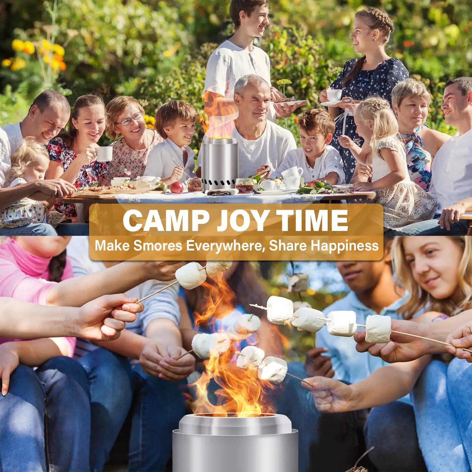 Tabletop Smokeless Fire Pit With Carry Bag – Cozy & Clean ✓