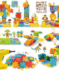 STEM Gear Building Toys Set With 248 Pieces And Electric Drill, Kid-Approved Toddler Screw Toy for creative structures
