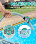 1 Inch PP Chemical Flow Meter Waterproof For Acid And Alkali Liquids And Water Tough Industrial Grade Flow Sensor Built To Handle Wet Environments With EMI Protection And Easy Installation, pool hose use