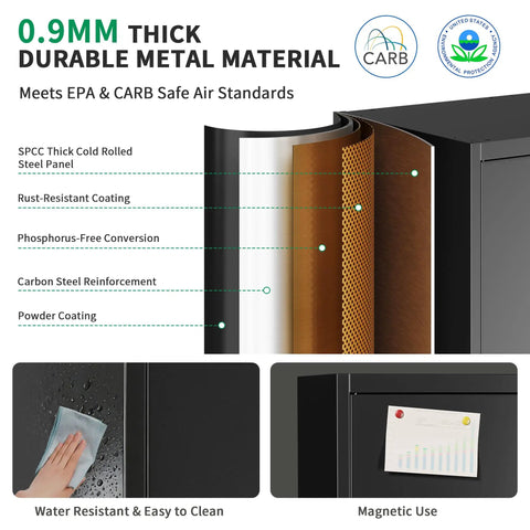 Heavy Duty Metal Storage Cabinet With Locking Doors 71 Inch Tall Steel Locker Organizer Featuring Adjustable Shelves For Garage Shop Or Office Durable As Nails And Straight Bulletproof Build