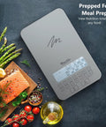 All In One Food Scale With Built In Nutrition Calculator For Easy Meal Prep And Real Weight Loss, 11 Lb Capacity with ingredients