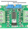 Voltage To Current Converter Module 0-5V To 4-20mA Signal Output for PLC Debugging with potentiometers and labeled connections