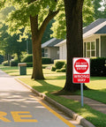 Two Pack Do Not Enter Wrong Way Signs 18 By 12 Inches For Traffic Road High Visibility Reflective Aluminum Weather Resistant Outdoor Signage No Entry Warning For Driveways Service Roads And Intersections on a roadside post
