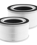 Two Pack Replacement Filter For Fillo Allo Air Purifiers With 3 In 1 HEPA Filtration Compatible With Afloia Fillo Halo Mooka Allo