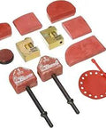 Auto Body Spray Bundle Kit For DIY Pros ProGrade Sprayers Aluminum Door Skinning Tools Non Structural Quarter Panel Repair Made In USA 12.5 X 11 X 5 Inches - various tools on display