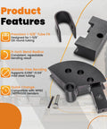 1-5/8 Inch Tubing Die Set For 120 Degree Bends, 5 Inch Radius Die Pair with components for WFB2 and WFPB1000 tubing benders